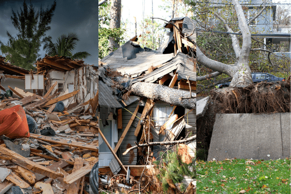 Hurricane Milto and Heleen Damages